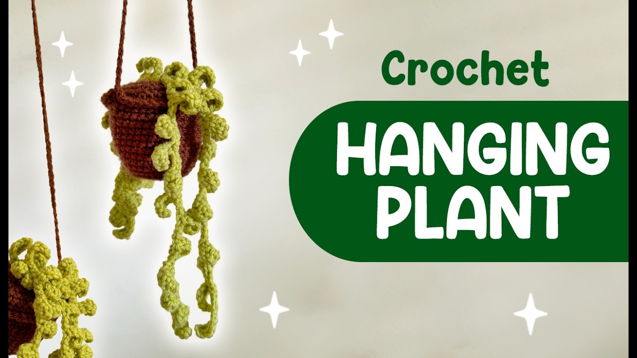 How to Crochet a Hanging Plant Tutorial | Beginner-Friendly Home Decor ...