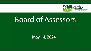 Board of Assessors May 14, 2024