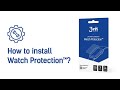 3mk watch protectionflexibleglass  how to install