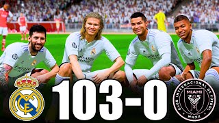 FIFA 23 | RONALDO, MESSI, MBAPPE, NEYMAR, ALL STARS | Real Madrid 103-0 Inter Miami | PS5 4K 60FPS