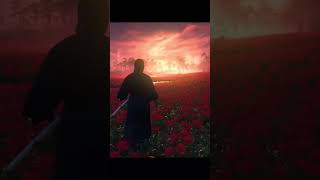 Ghost of Tsushima - Sunset #VideoGameAmbience #GhostOfTsushima #Ambient #GamingAmbience #FYP