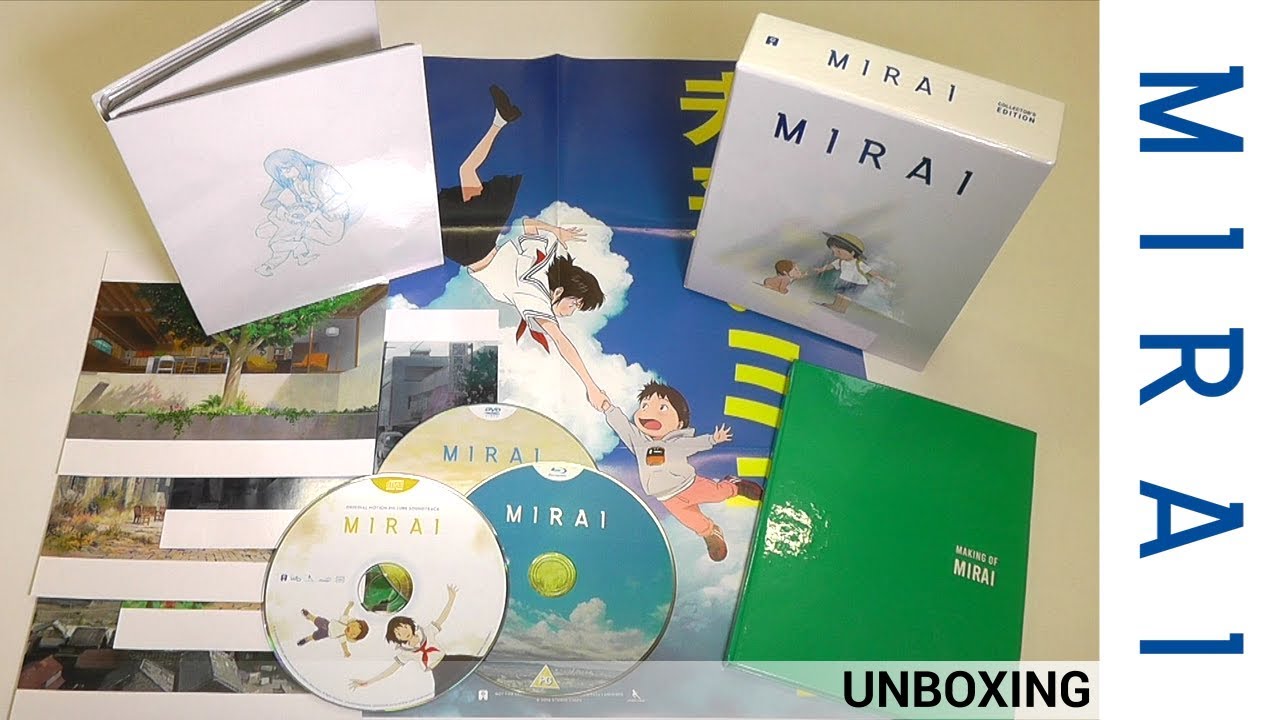 UNBOXING -- Mirai Blu-ray/DVD Ltd Collector's Ed. - YouTube