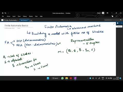 Finite Automata Basics
