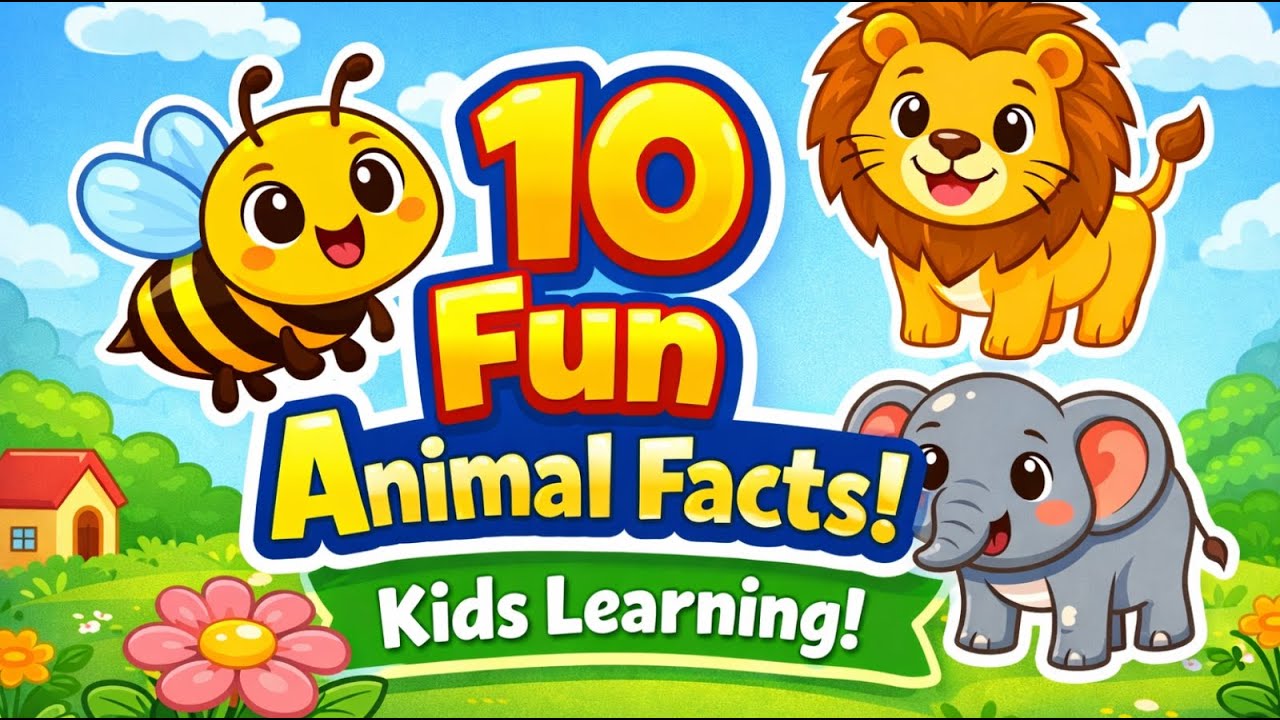 Animal Facts Song for Kids 🎵 | Fun Learning