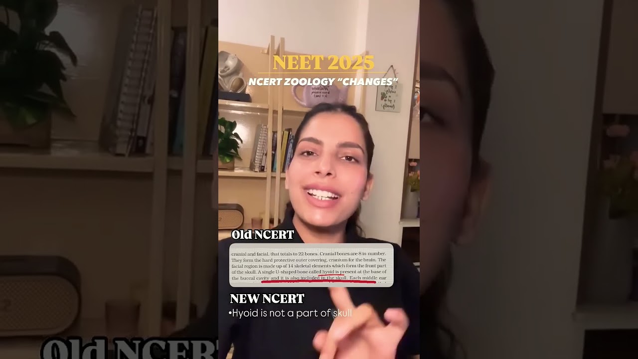 OLD/NEW NCERT Zoology CHANGE Must watch Neet2025!