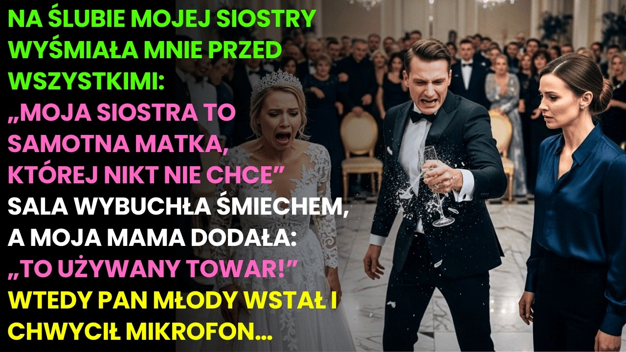 Na weselu mojej przyrodniej siostry Kornelia wyśmiała mnie przed tłumem, mówiąc, że „nie znam się na prawdziwej miłości”. Wtedy Damian, jej narzeczony, stanął naprzeciw niej i rzucił w jej stronę...