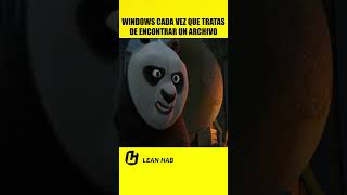 Windows: No hay nada xD  #leanhab #memes #kungfupanda #windows