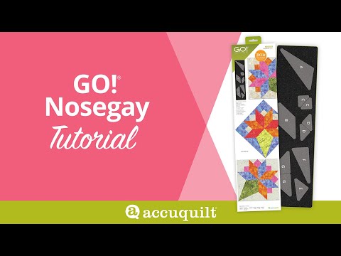How to Cut & Sew the GO! Nosegay Quilt Block | Step-by-Step Tutorial
