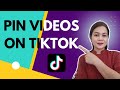 HOW DO YOU PIN VIDEOS ON TIKTOK | PIN TIKTOK VIDEOS | YT SHORTS