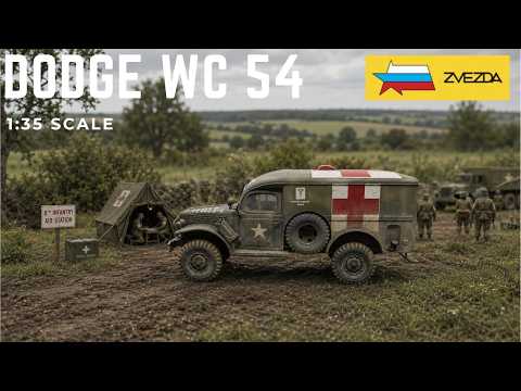 Zvezda Dodge WC-54 Ambulance 1:35 Scale