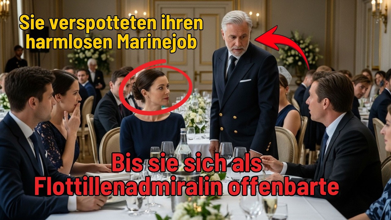 Sie verspotteten ihren harmlosen Marinejob – bis sie sich als Flottillenadmiralin offenbarte