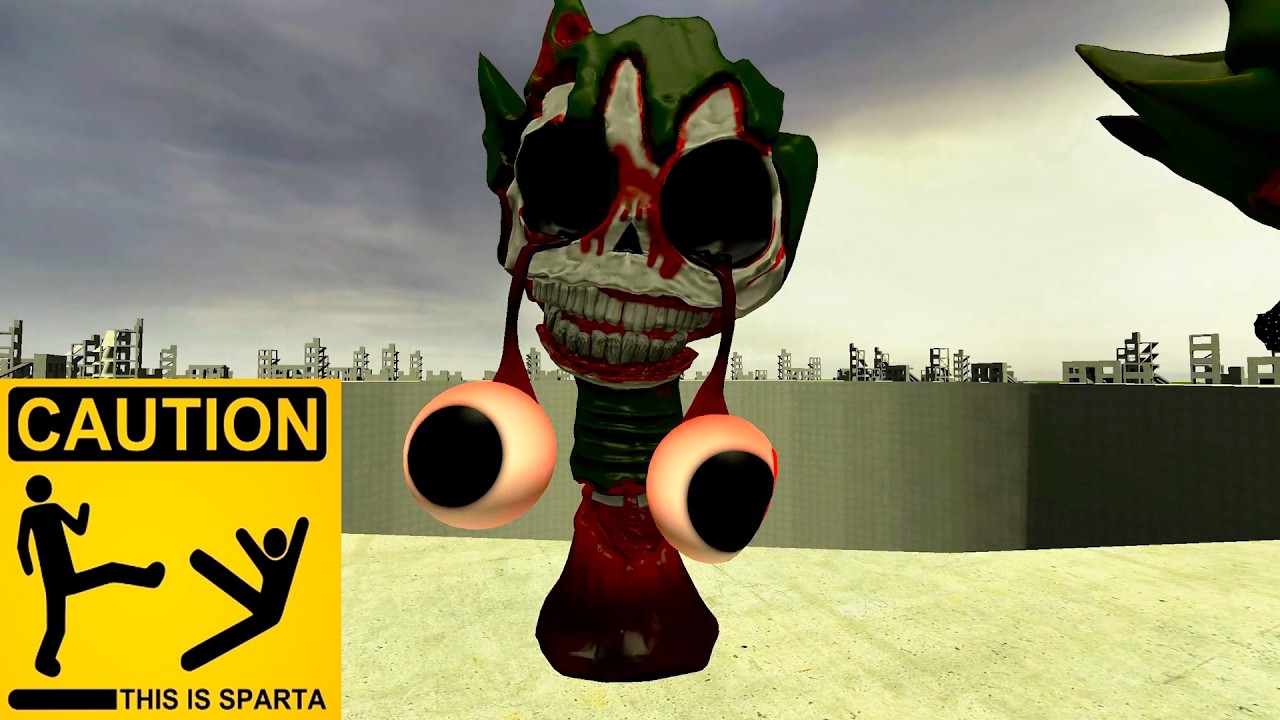 💥SPARTAN KICKING ALL SPRUNKI PHASES into GIANT HOLE! | Garry's Mod