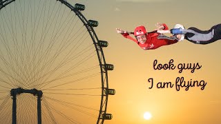 Harvinder Ko Fly Nahi Karne Dia 😱 | IFly Singapore and Singapore Flyer Review 😍