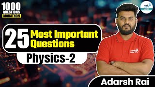 25 Most Important Questions From Physics - 2 | #NEET2024 | Adarsh Rai | Infinity Learn NEET screenshot 1
