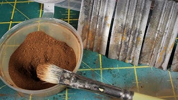 How to make, use, and fix weathering powder