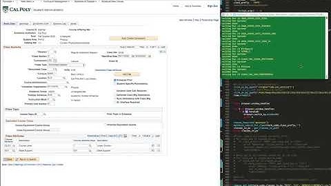 Selenium entry of phys-111 into PeopleSoft