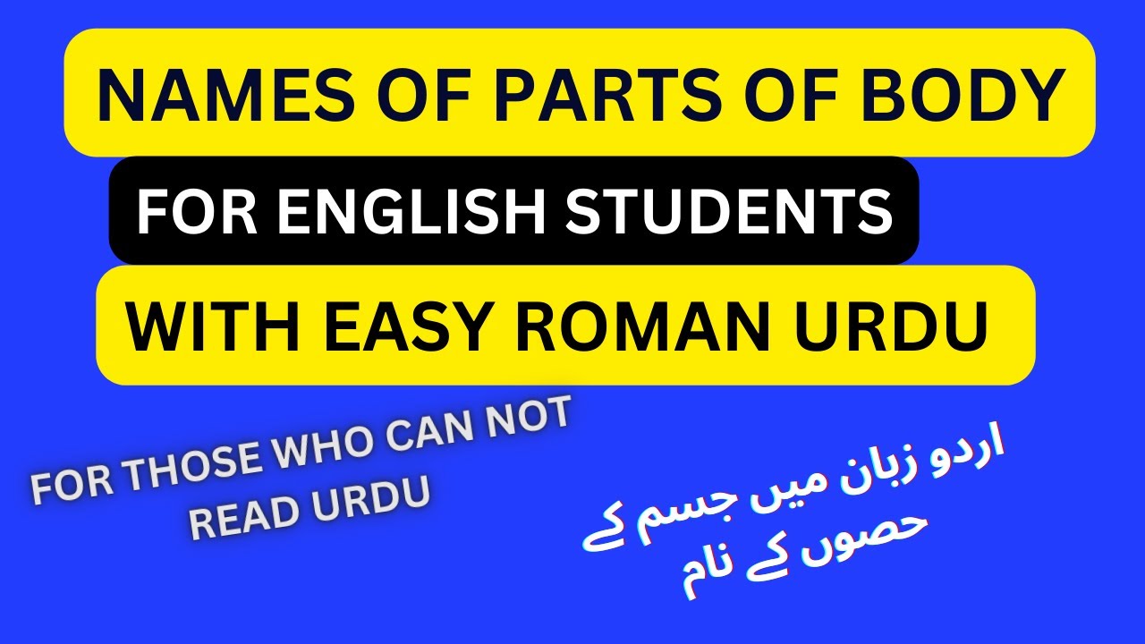 Names Of Parts Of Body In Urdu Language With Roman Urdu Parts Of names-of-parts-of-body-in-urdu-language-with-roman-urdu-parts-of