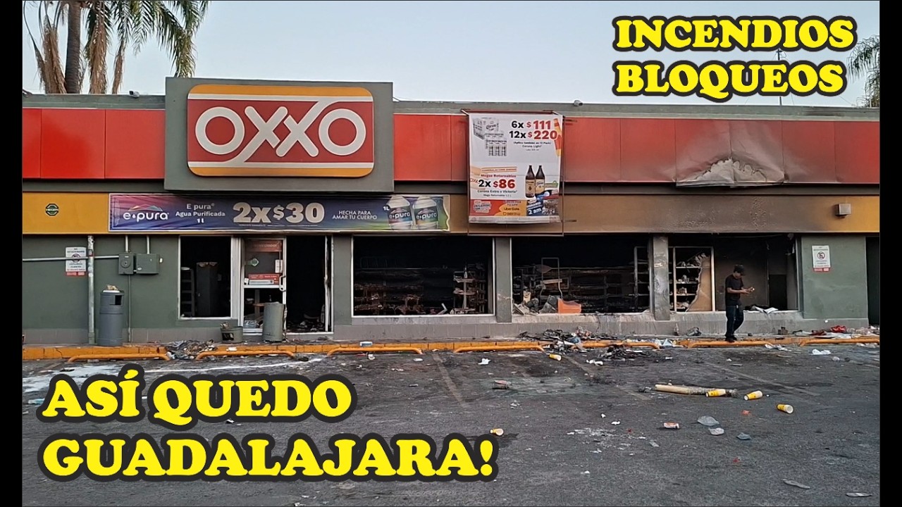 Así amanece GUADALAJARA JALISCO después de los incendios y bloqueos