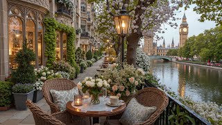 London Riverside Cafe Jazz in the Morning | Smooth Bossa Nova & Soft Jazz Piano Music for Calm Focus screenshot 4