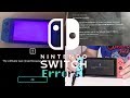 Nintendo switch all errors