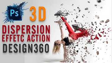 3D Dispersion Photoshop Effect tutorial | 3D dispersion action