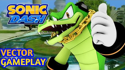 Sonic Dash: gameplay do Vector