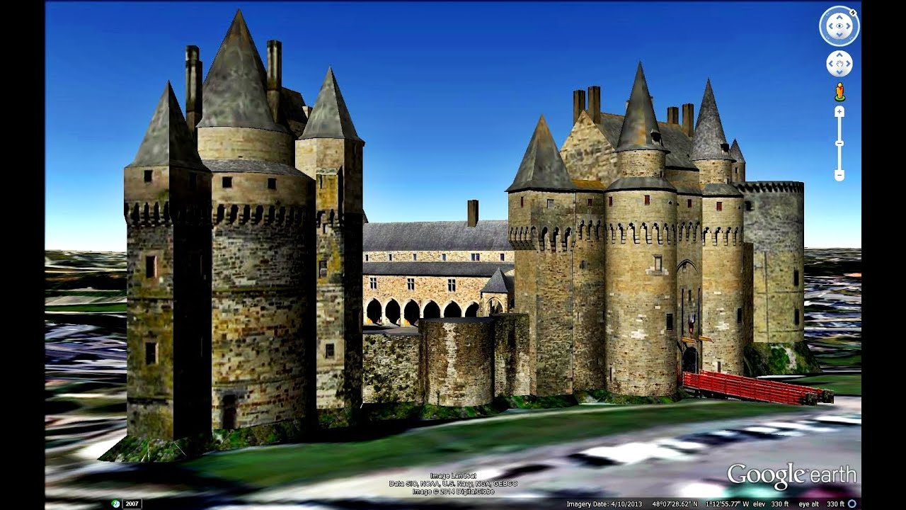HISTORICAL PLACES OF FRANCE IN GOOGLE EARTH PART EIGHT ( 8 ...