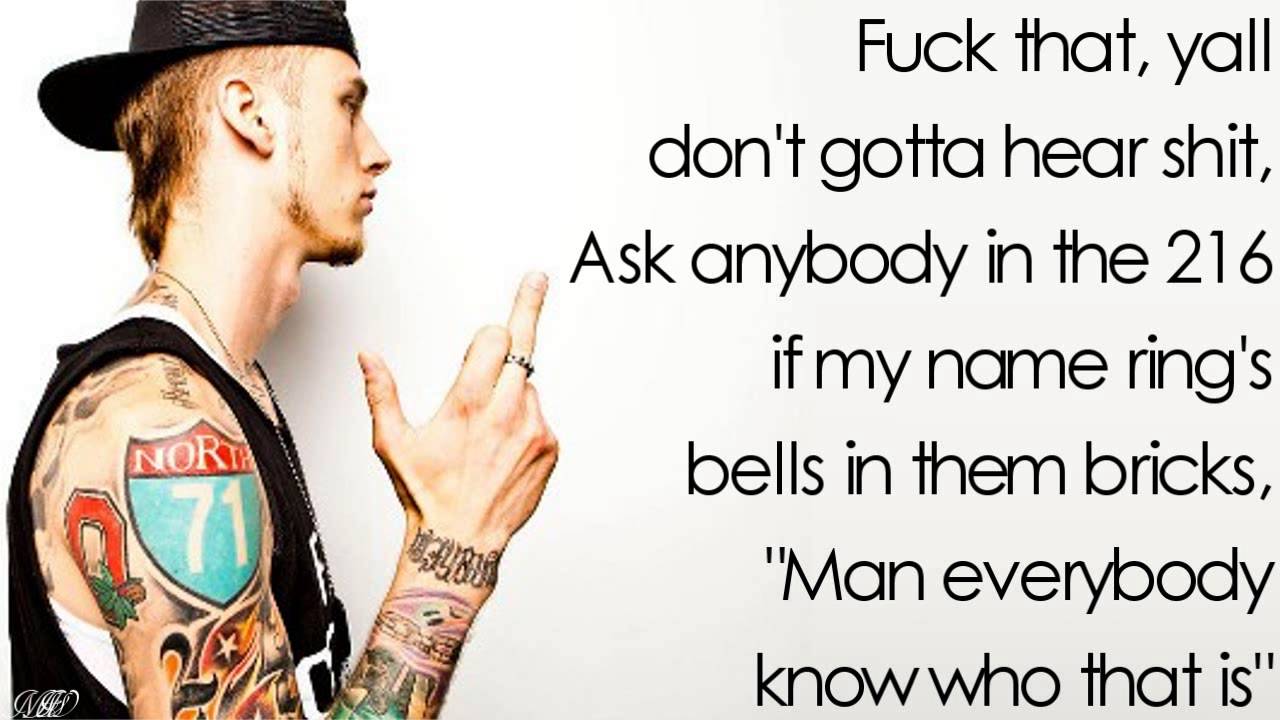 mgk lyric tattoos