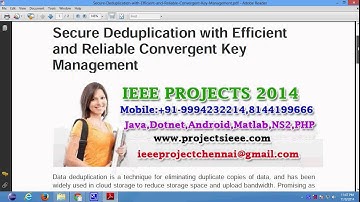 Secure Deduplication with Efficient and Reliable Convergent Key Management