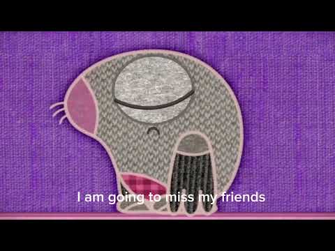 Patchwork Mole is going to miss his friends