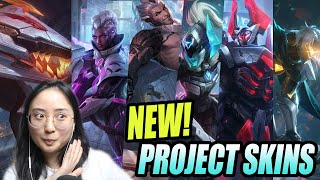 REACT to PROJECT: Mordekaiser, Renekton, Sylas, Senna, Varus, and Sejuani!