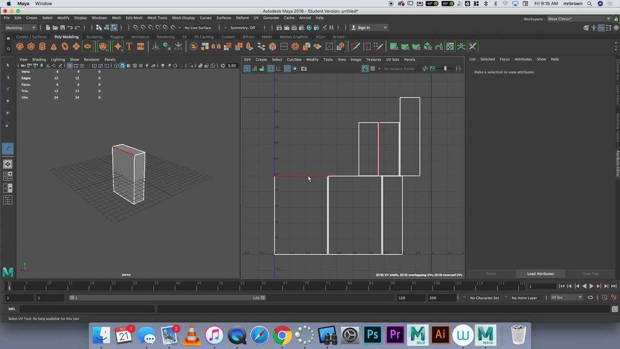 Simple UV Map (Maya 2018) - Cereal Commercial Project Part 1 - YouTube