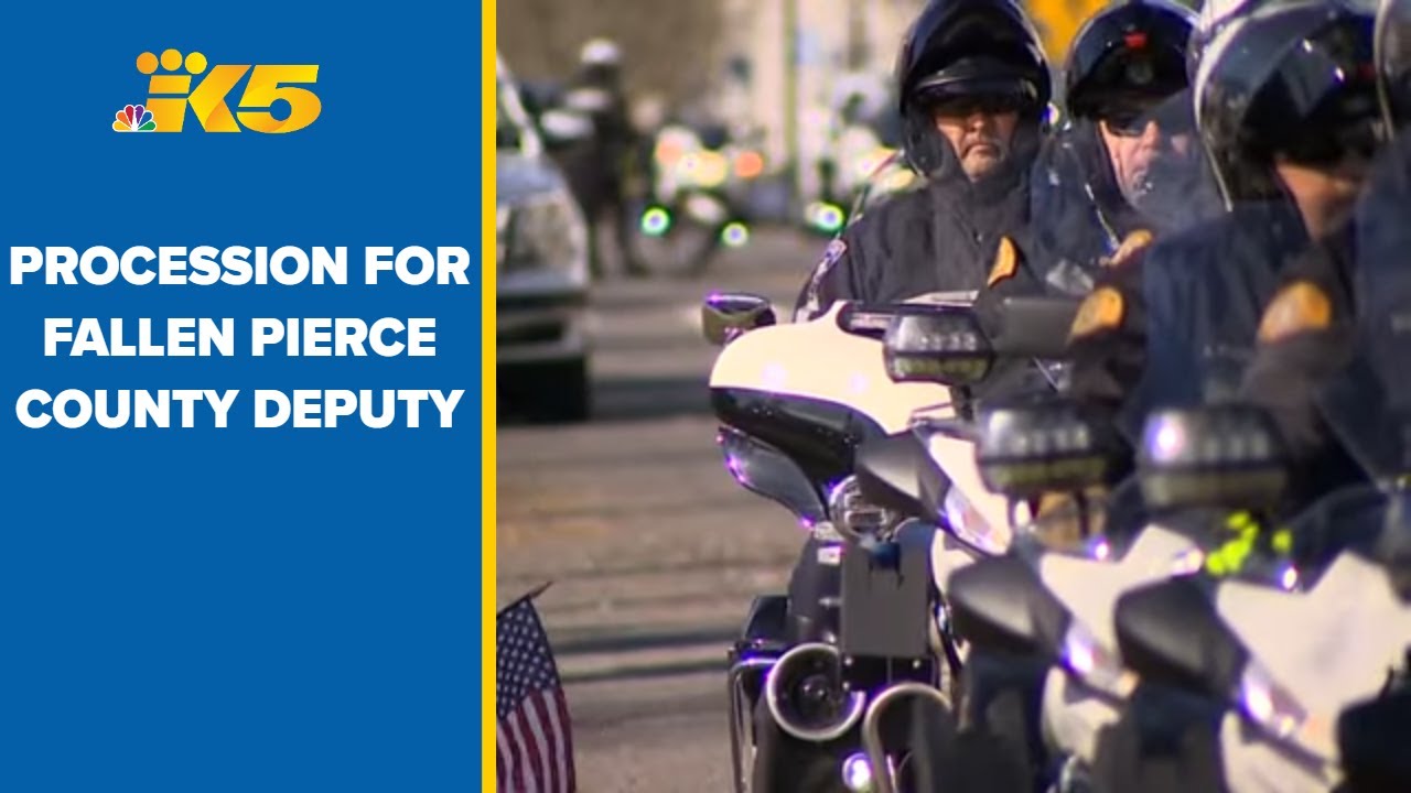 Fallen Pierce County deputy escorted to Medical Examiner by law ...