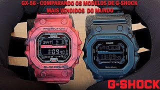 Comparativo de G-SHOCK GX-56 na Relojoaria New Look Time