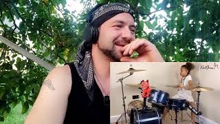 System Of A Down - Toxicity (Drum cover) THIS GIRL IS SO GOOD (REACTION)