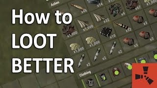 How to LOOT BETTER in RUST | Looting Tips and Tricks