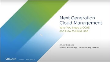 CloudHealth- Building a Cloud Center of Excellence