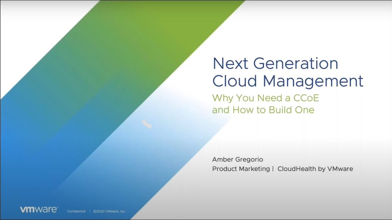 CloudHealth- Building a Cloud Center of Excellence - YouTube