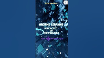 Supervised vs Unsupervised - Machine Learning ("français)