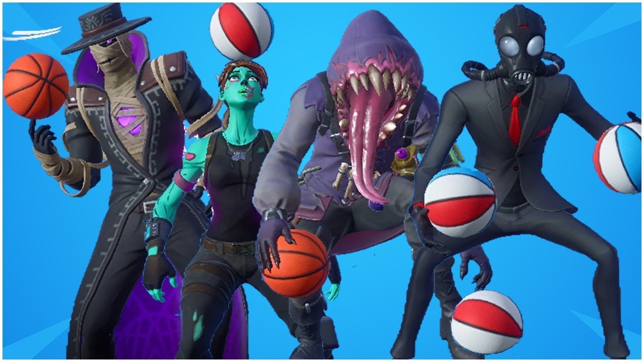Fortnite Baller VS Ballsy Emotes *SYNCED* with ALL *NEW* Halloween