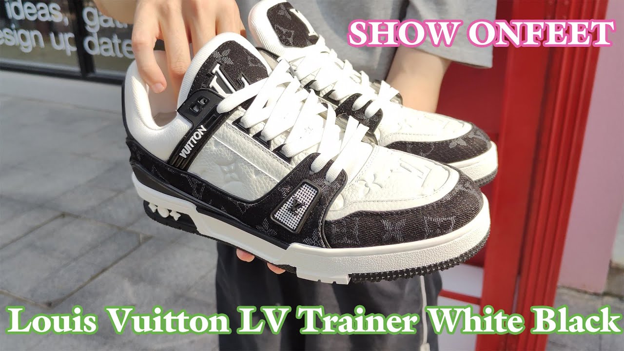 Louis Vuitton Show Up Trainers in White and Black