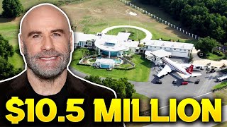 Incredible! Inside John Travolta's AIRPORT Mansion🛩