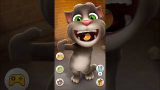 Mango 🥭 eating video Talking Tom cat #shorts #funny