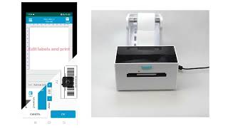 How to print label via Android App
