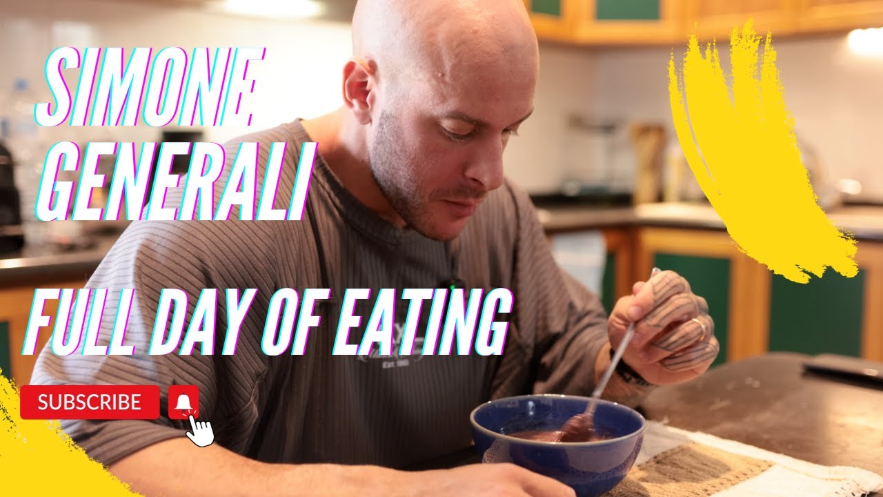FULL DAY OF EATING A 5 SETTIMANE DALLA GARA 🍚 - Simone Generali