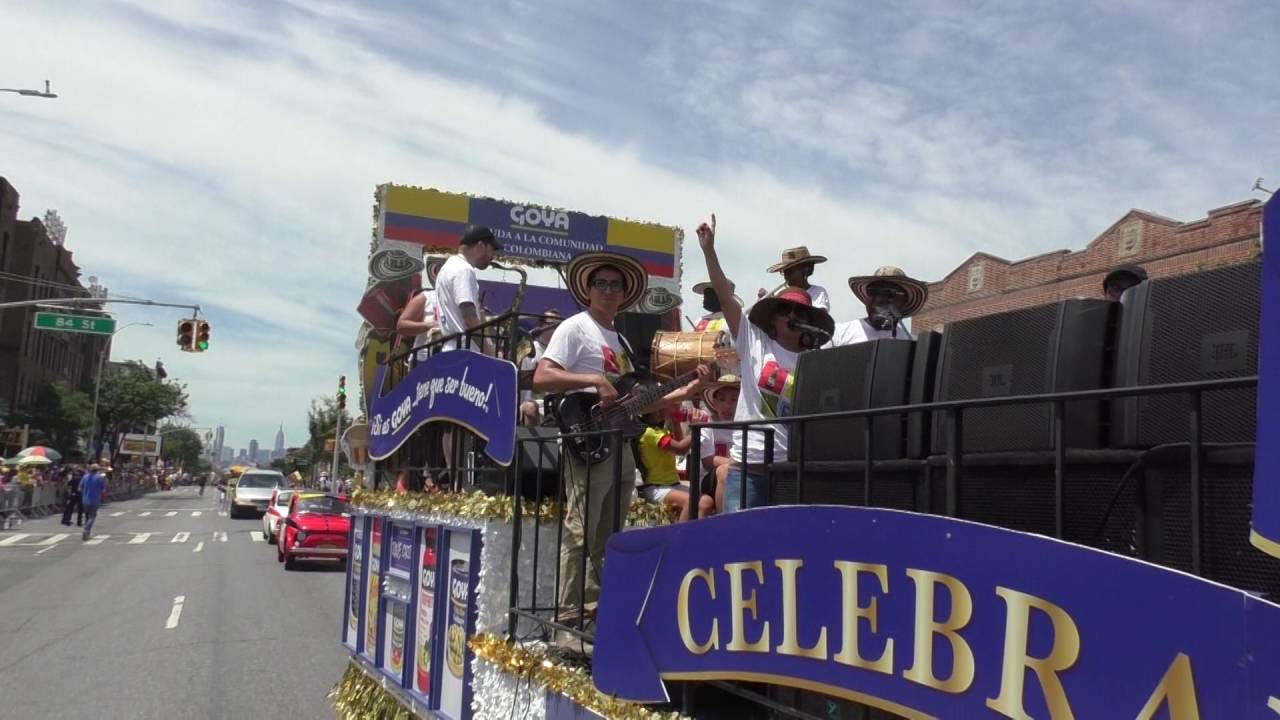 Colombian Independence Parade~Queens~2016~Goya Float~NYCParadelife - YouTube