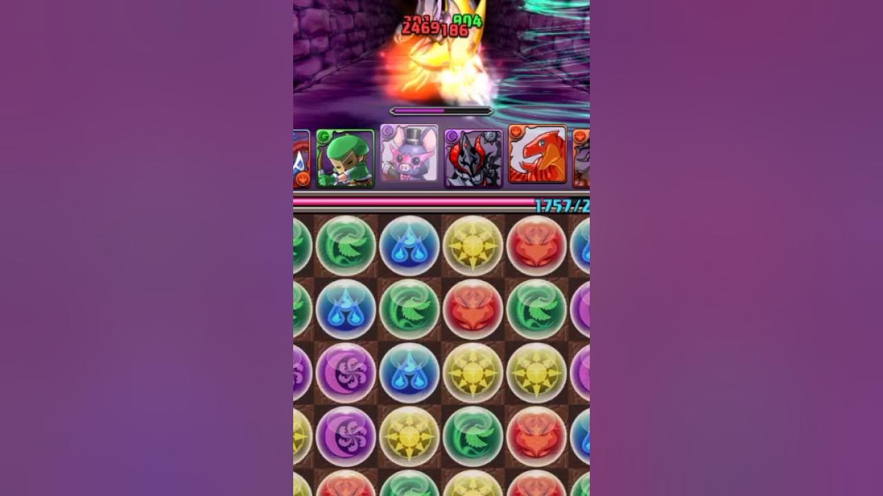 Puzzles and dragons gameplay first game over YouTube