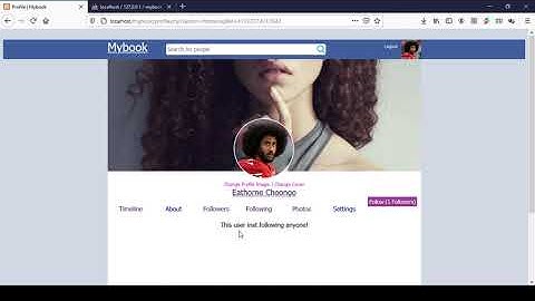 Social Website from scratch - Part 94 - Displaying following | OOP PHP with MYSQL Database