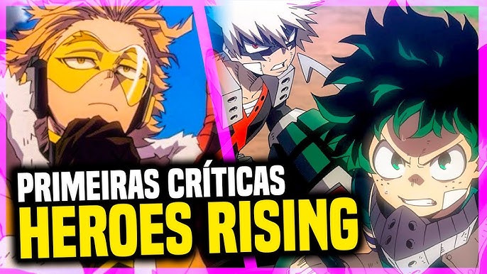 SEM E COM SPOILER) ANÁLISE MY HERO ACADEMIA HEROES RISING - O FILME É  BOM??? 