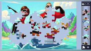The Incredibles' Island Adventure 🚤🦸‍♀️🦸‍♂️🌊✨️🪄//jigsaw puzzles journey🧩//